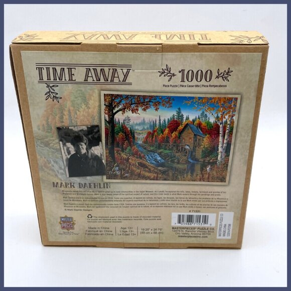 Puzzle 1000 Pieces "Time Away" by Master Pieces New in Box - Picture 2 of 2